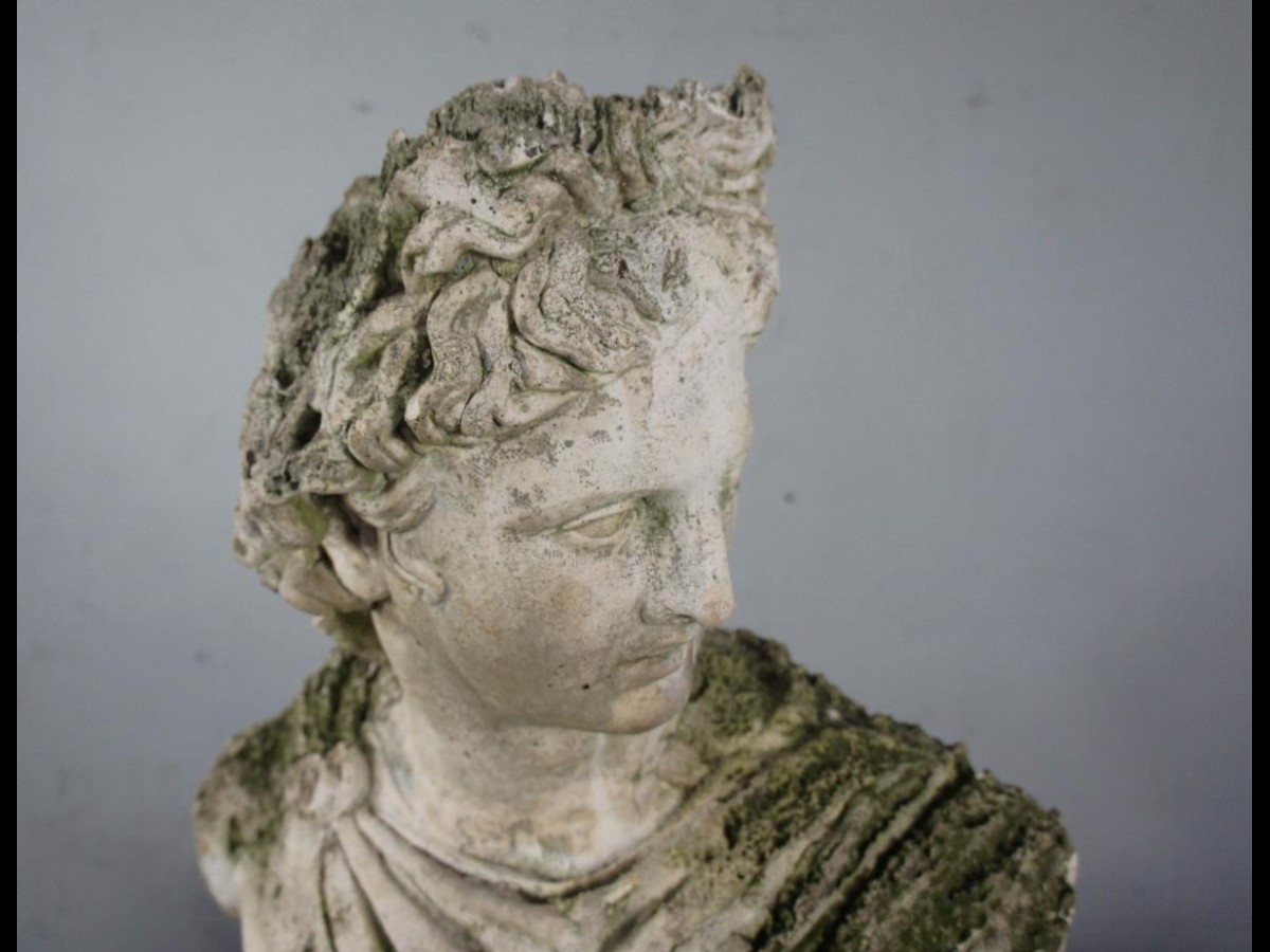 20th Century, Large Composite Bust of Apollo