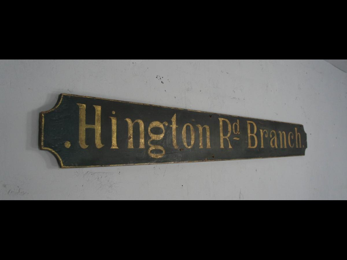 20th Century Vintage Decorative Wooden Advertising Sign