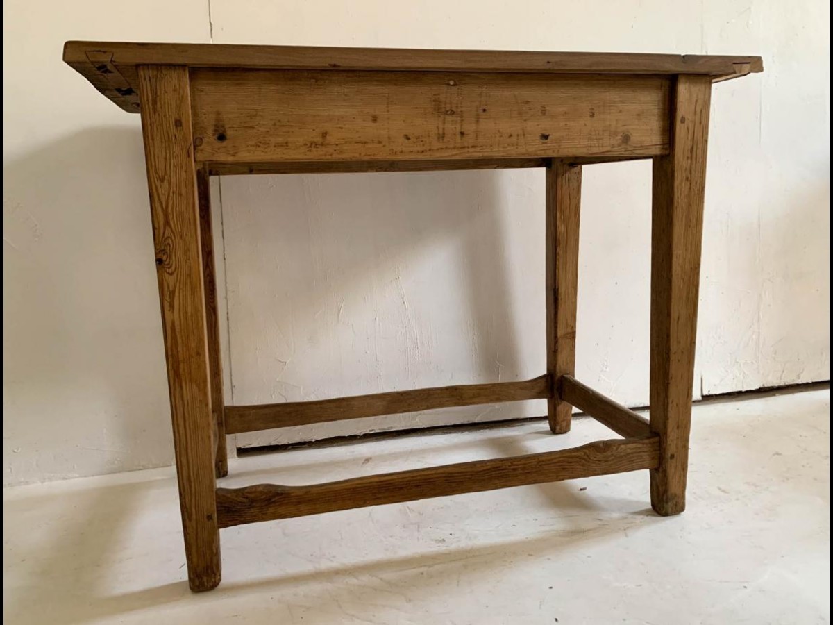 Rustic Wooden Console Table with Elm Top