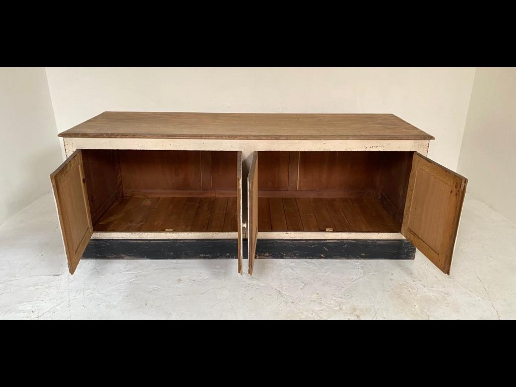 Antique French Shop Counter Kitchen Island