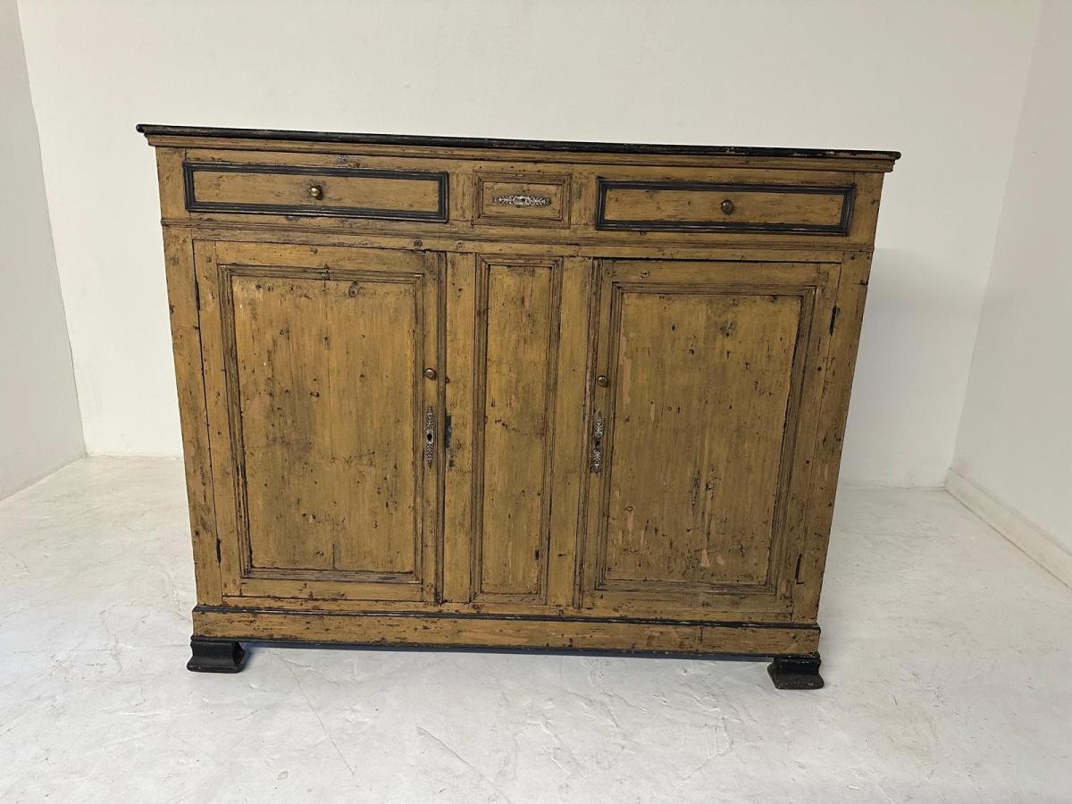 Antique French Painted Cupboard