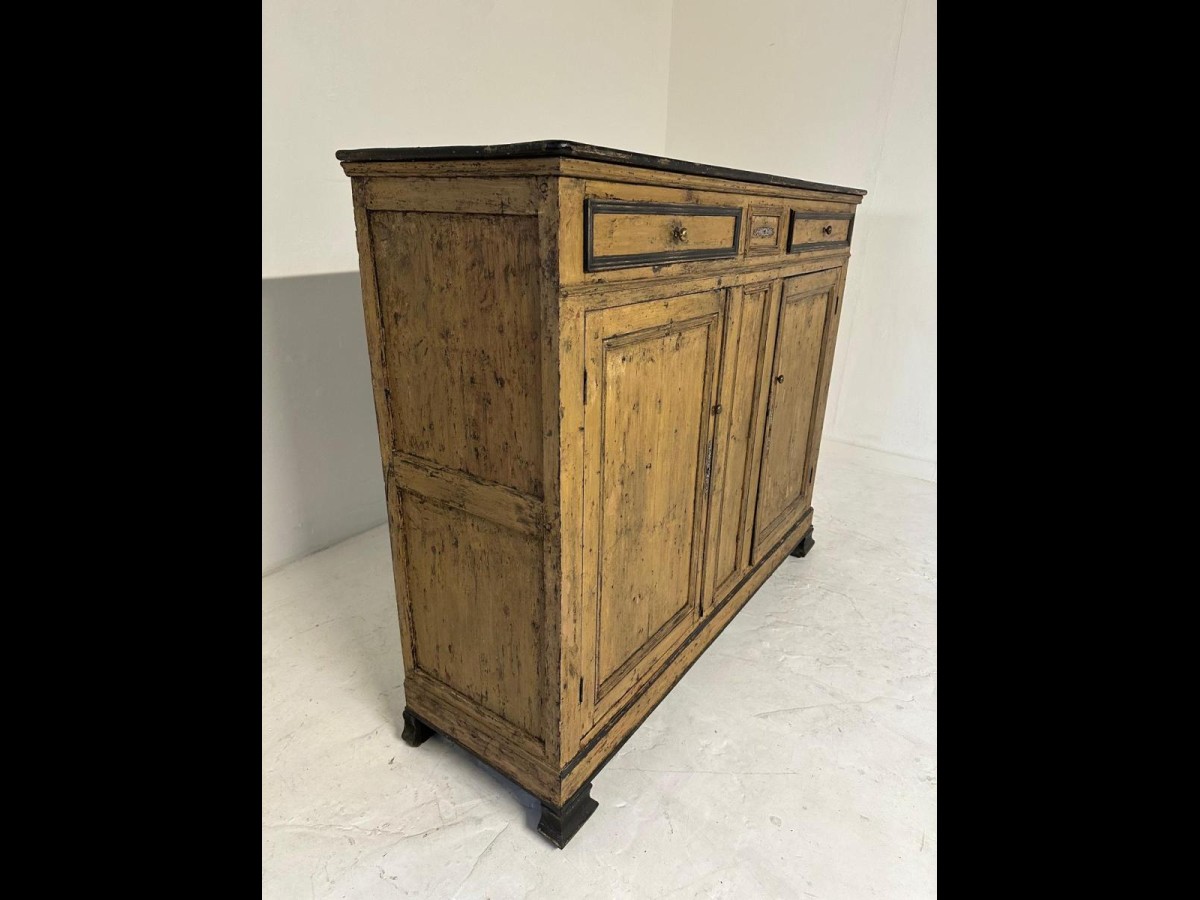 Antique French Painted Cupboard